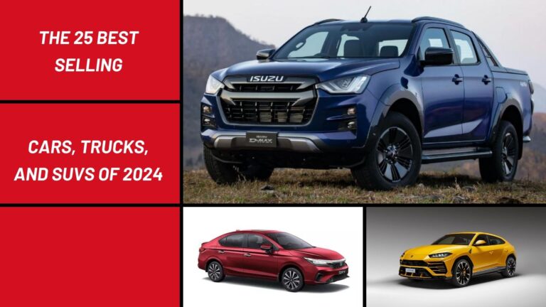 The 25 Best selling Cars,Trucks, and SUVs of 2024